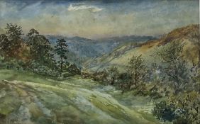 William John Caparne (British 1856-1940): 'Near the Church Shaugh Prior Devon'