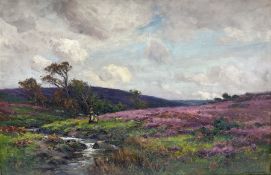 Sidney Valentine Gardner (Staithes Group 1869-1957): North Yorkshire Moorland Stream