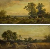 J B Cook (British 19th century): Hay and Harvest Fields