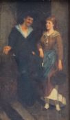 Francesco Gioli (Italian 1846-1922): Sailor and his Girl