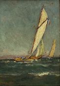 Henry Malfroy (French 1895-1944): Racing Yachts