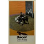 Francis Bacon (British 1909-1992): Exhibition Poster - 'Bacon Grand Palais 1972'