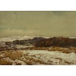 Frederick (Fred) Lawson (British 1888-1968): Bolton Castle in Winter