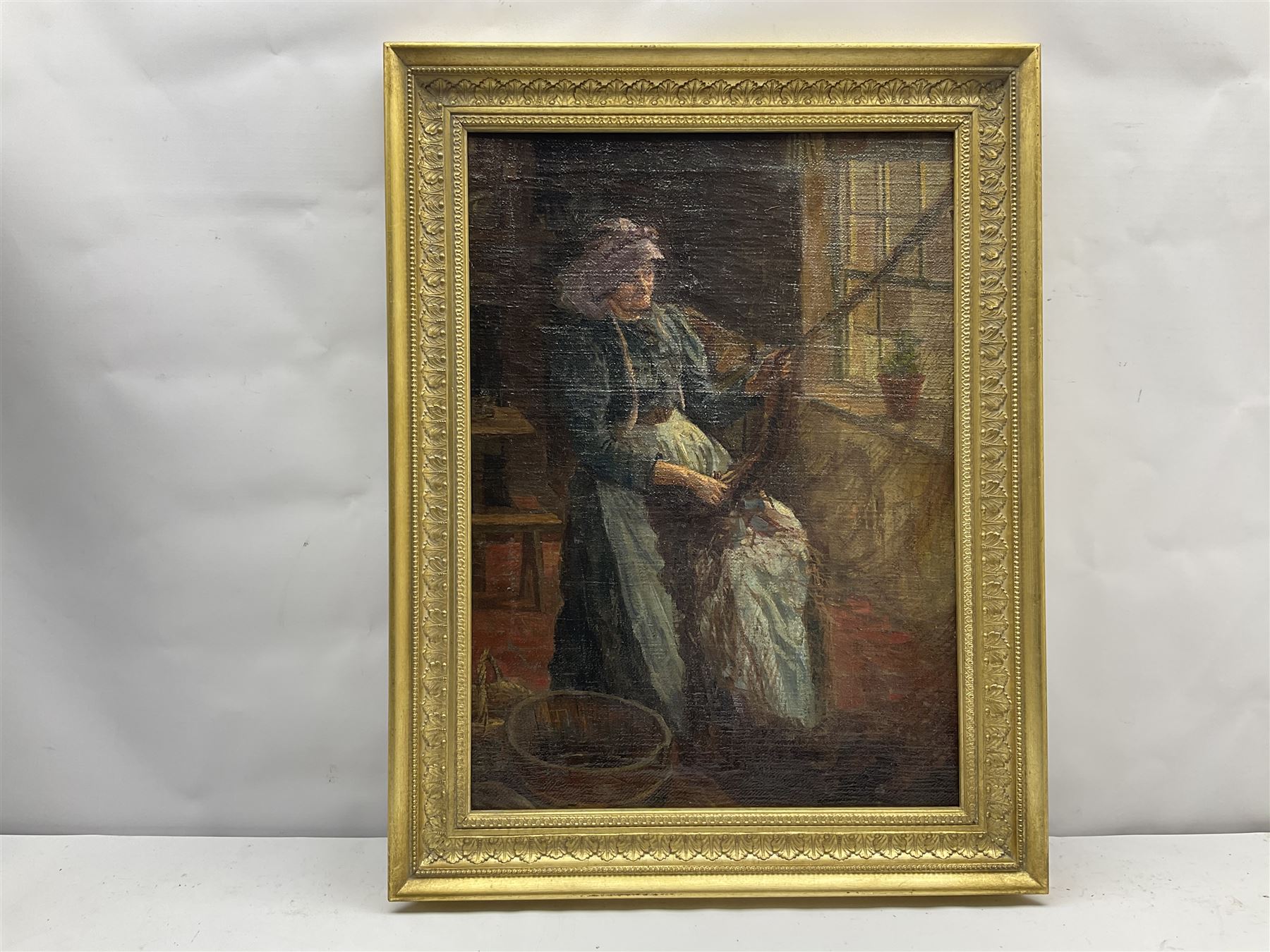 Robert Jobling (Staithes Group 1841-1923): Fisherwoman - Image 2 of 3