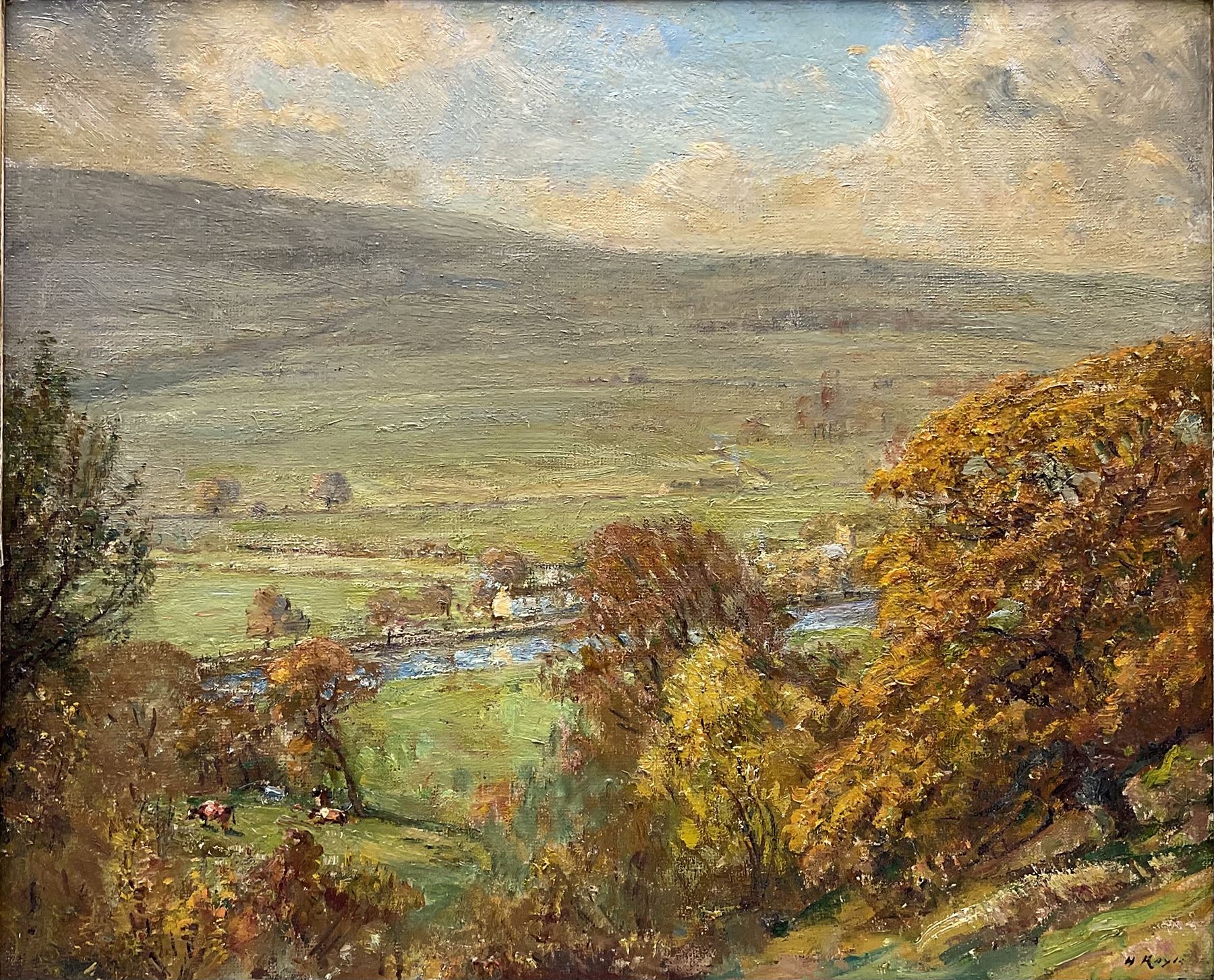 Herbert F Royle (British 1870-1958): Wharfedale