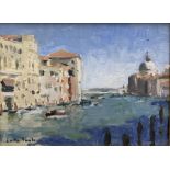 Lotta Camilla Teale (Contemporary): 'September Day on the Grand Canal Venice'