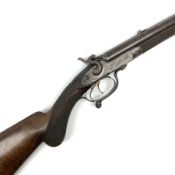 H. Akrill Beverley .410 side-by-side double barrel shotgun converted from 80-bore double barrel park