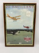 De Havilland Tiger Moth Diamond Jubilee Woburn 1991 signed limited edition poster No.165/300