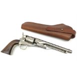 Colt model 1860 .44 calibre six-shot percussion army revolver with stepped cylinder