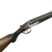 Belgian 12-bore side-by-side double barrel boxlock ejector sporting gun with dummy sidelock plates