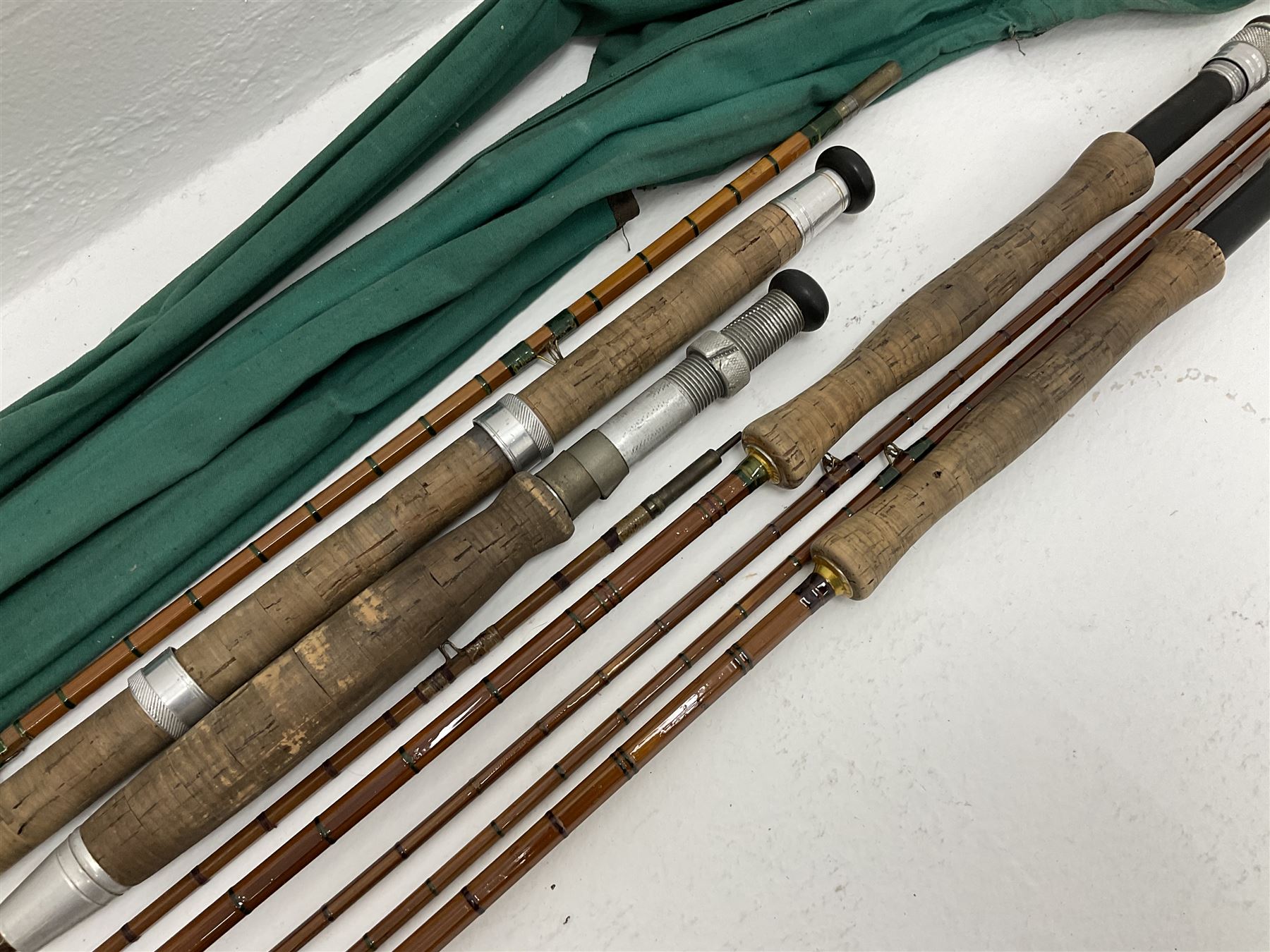 Four split cane fly fishing rods - Image 4 of 6