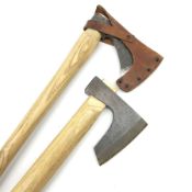 Swedish hunting axe the head marked Gransfors-Bruk