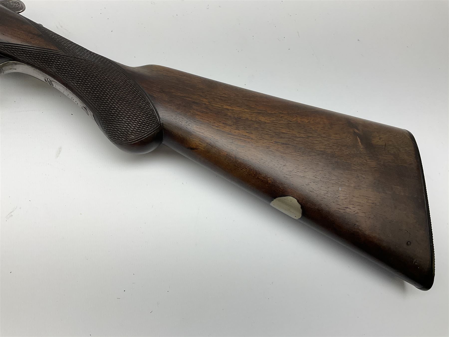 Belgian 12-bore side-by-side double barrel boxlock ejector sporting gun with dummy sidelock plates - Image 5 of 10