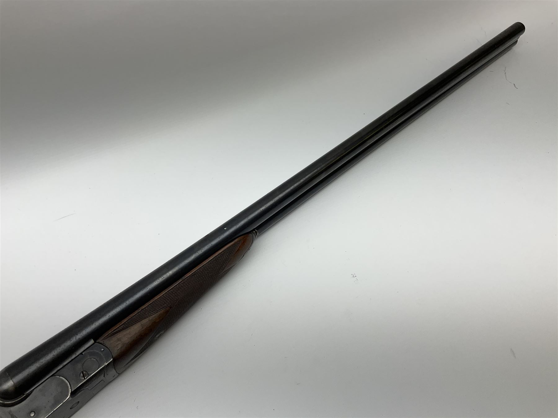 BSA 12-bore side-by-side double barrel box-lock ejector sporting gun with 76cm barrels - Image 6 of 12