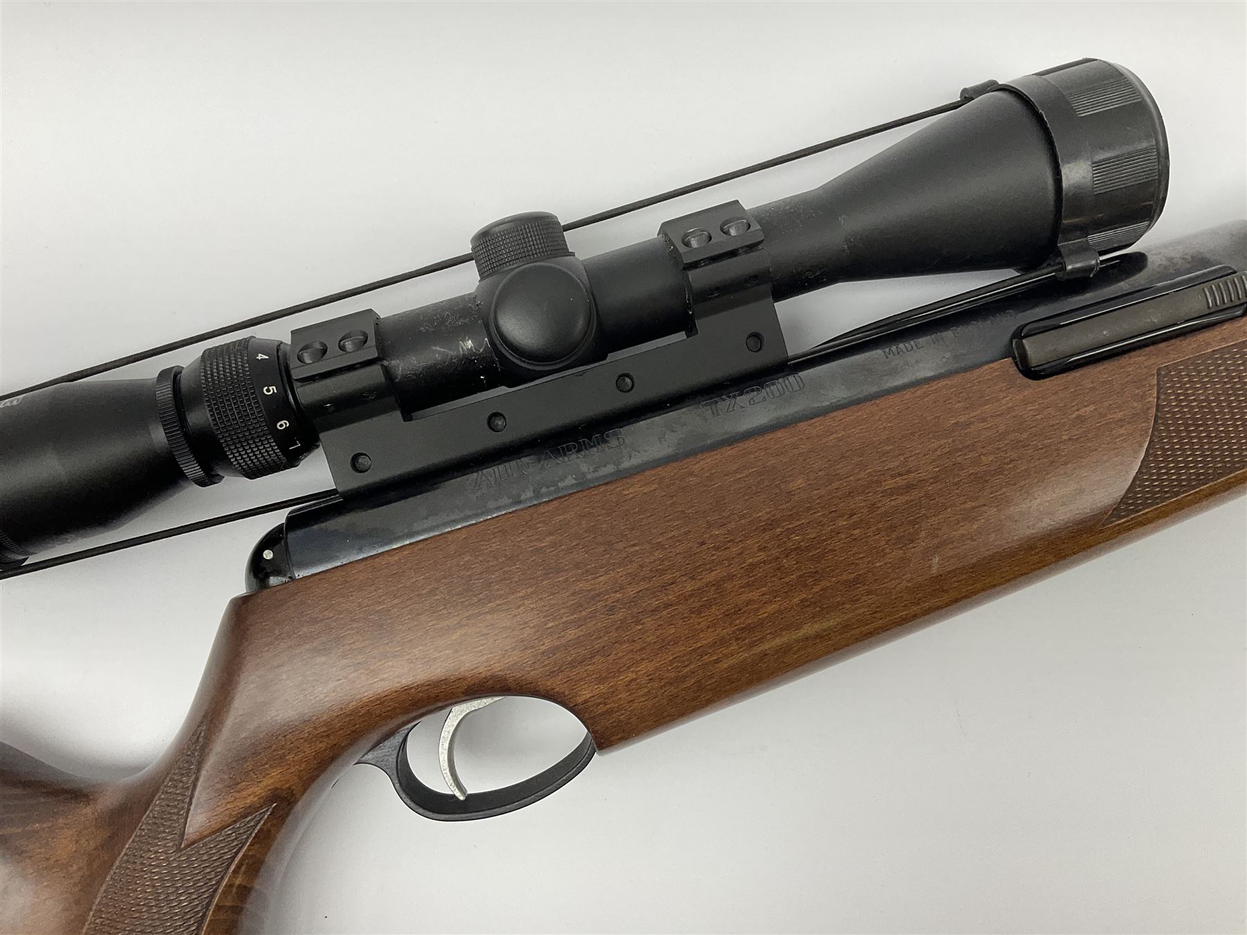 Air-Arms TX200 .22 underlever air rifle with Hawke telescopic sights - Image 8 of 13