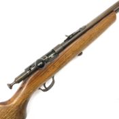 Cooey Model 60 bolt action .22 rim fire long rifle with walnut stock