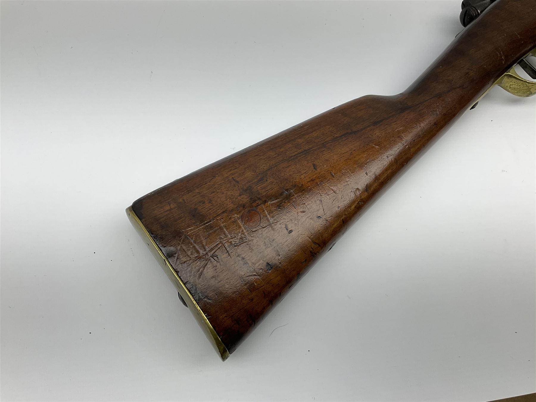 French Model 1866 Chassepot 11mm bolt-action needle fire rifle - Image 3 of 9