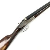 Gunmark Silver Sabel De Luxe 12-bore side by side double barrel side lock ejector sporting gun