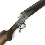 Rare Henry Pieper Liege seven-chambered solid barrel 297/30 calibre rim-fire volley gun with six