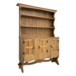 ‘Gnomeman’ adzed oak dresser