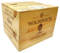 Warre's 1991 vintage port