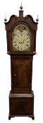 19th century mahogany longcase clock