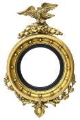 Regency period giltwood and gesso mirror