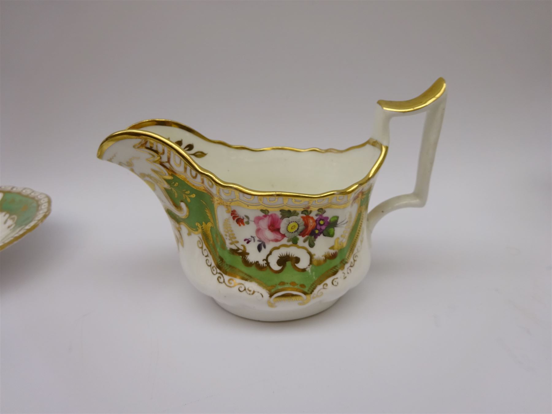 19th century English porcelain tea service - Image 8 of 10
