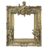 Victorian style gilt framed mirror
