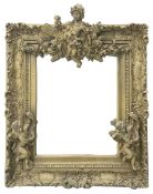 Victorian style gilt framed mirror