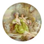 Late 19th century porcelain plate