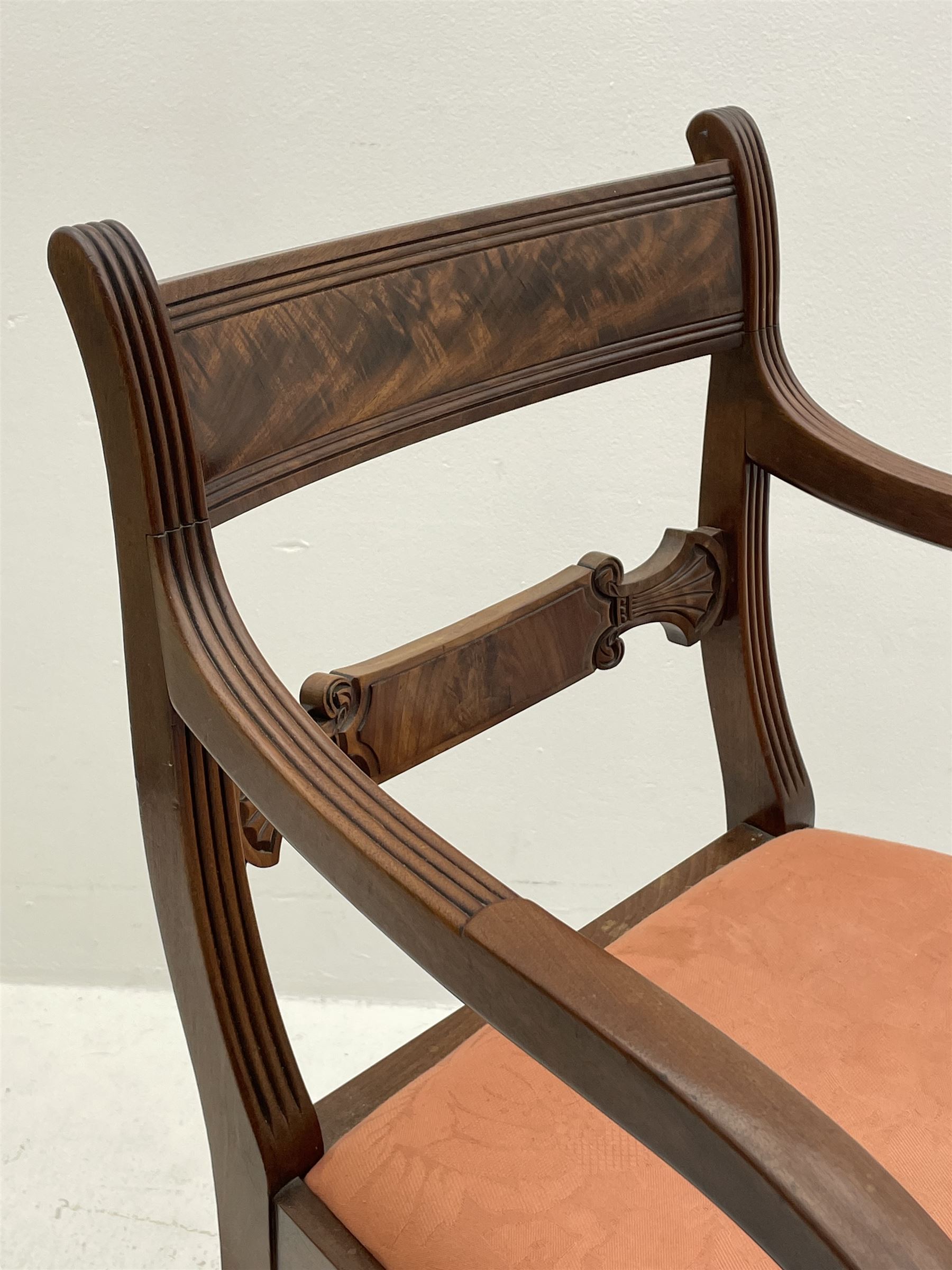 Regency mahogany elbow chair - Image 2 of 4