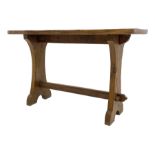 ‘Gnomeman’ adzed oak side table