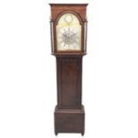 Early 19th century mahogany longcase clock