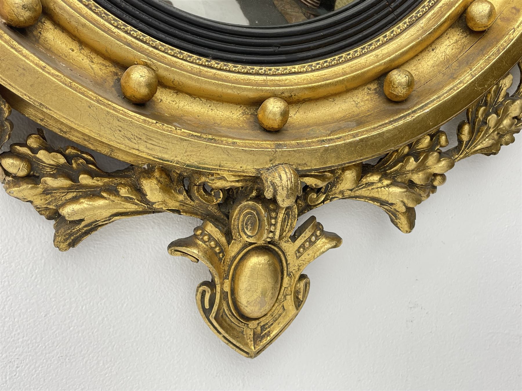 Regency period giltwood and gesso mirror - Image 7 of 8