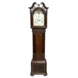 Early George III mahogany longcase clock