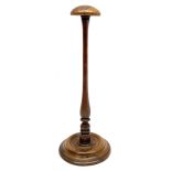 Early 19th century yew wig stand