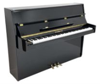 Steinmayer upright piano in ebonised case