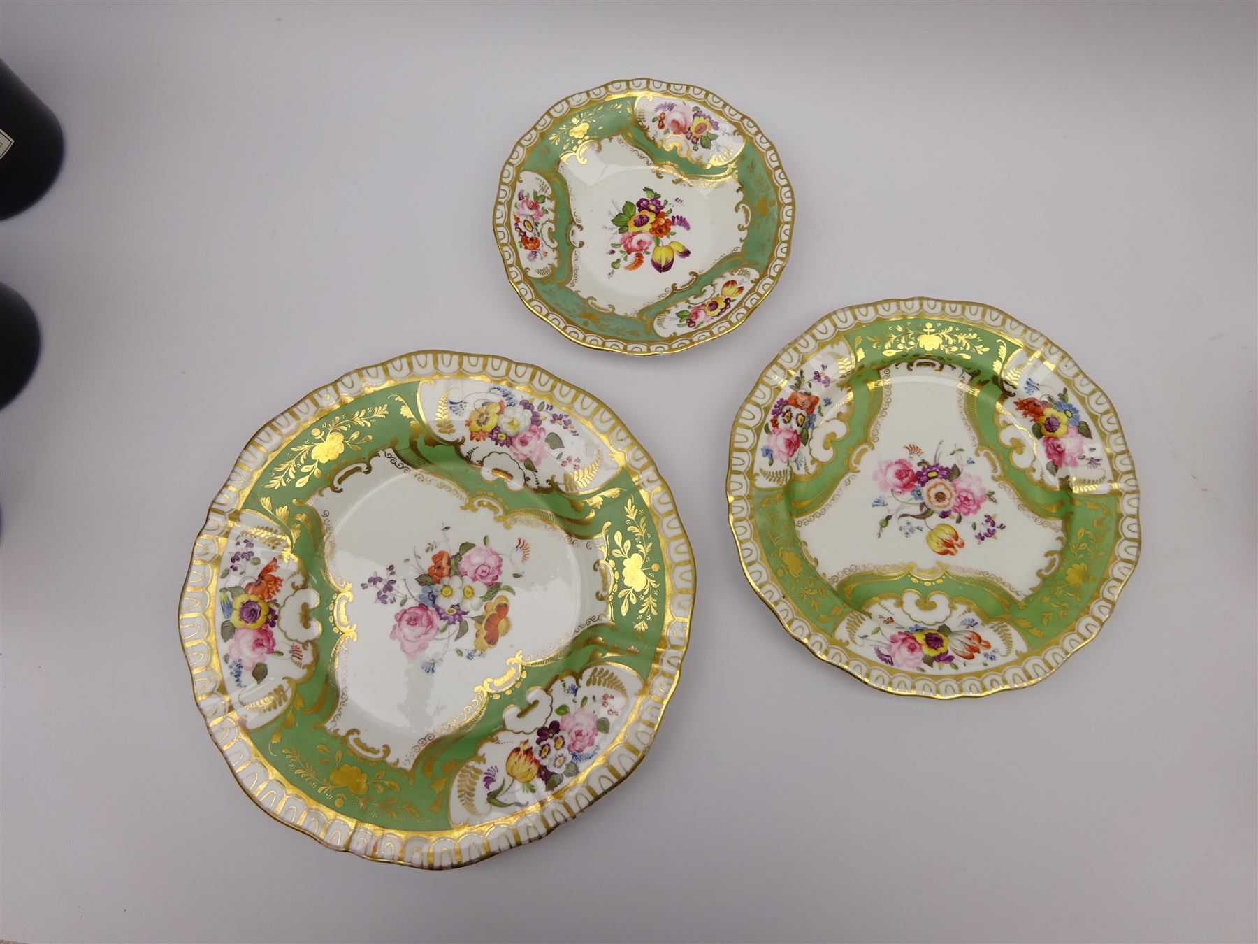 19th century English porcelain tea service - Image 7 of 10