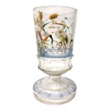 Late 19th century Aesthetic Movement glass vase
