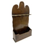 George III oak spoon rack