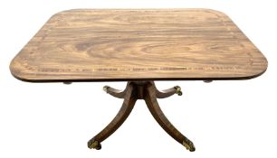 Regency period mahogany breakfast table