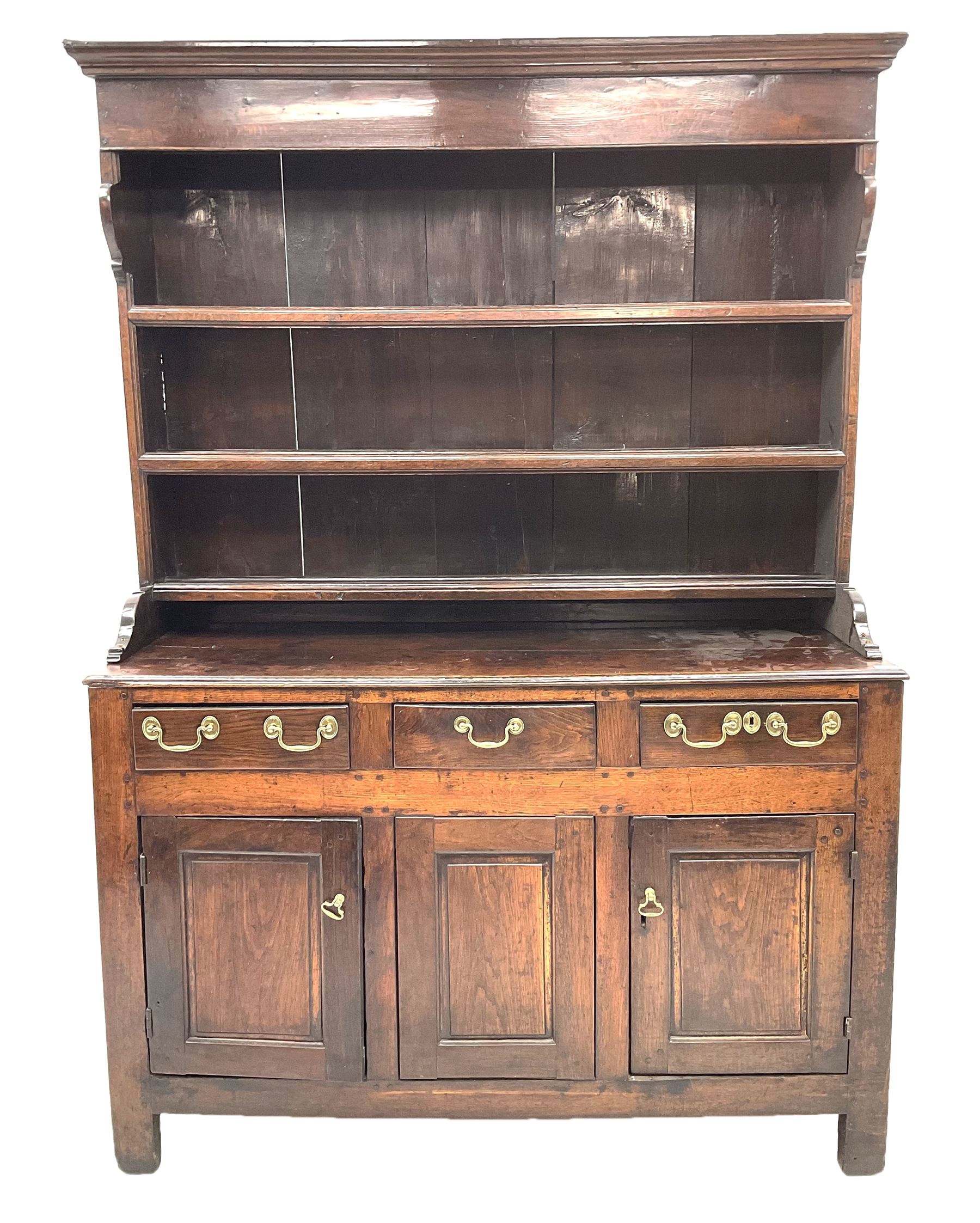 18th century oak dresser