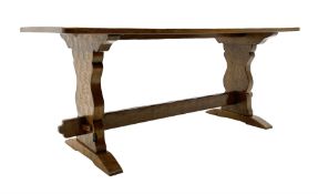 ‘Gnomeman’ oak dining table