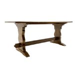 ‘Gnomeman’ oak dining table