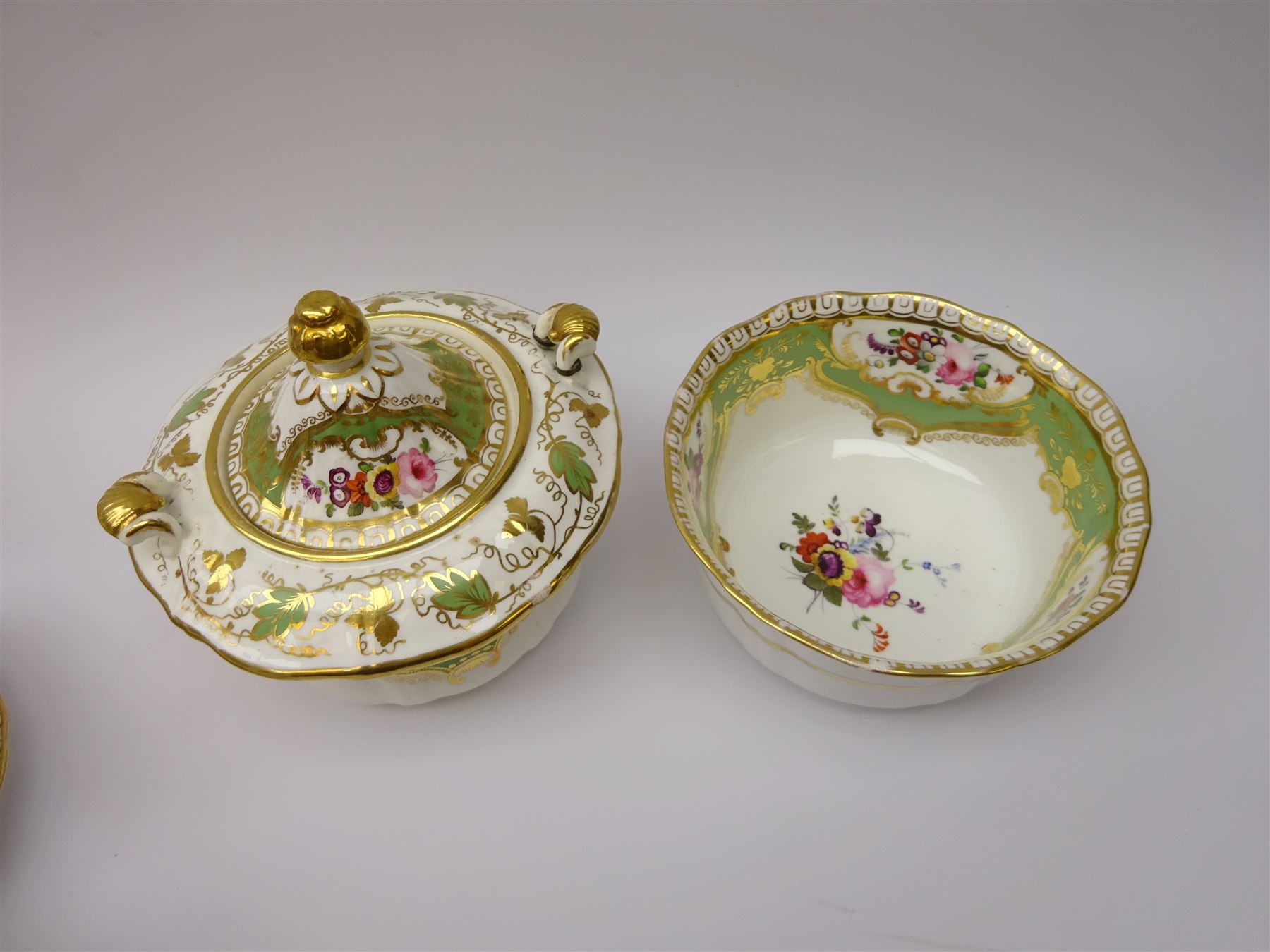 19th century English porcelain tea service - Image 3 of 10