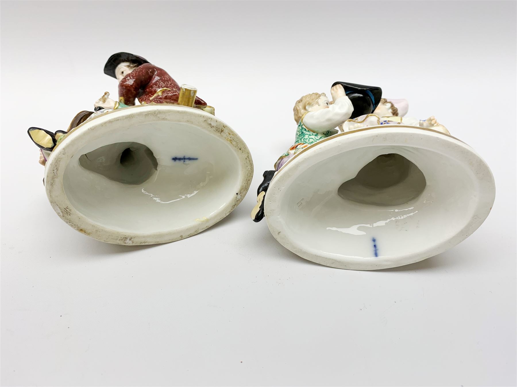 Two late 18th/early 19th century Berlin porcelain figure groups - Image 9 of 9