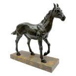 Large bronze study modelled as a horse