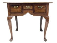 18th century oak lowboy