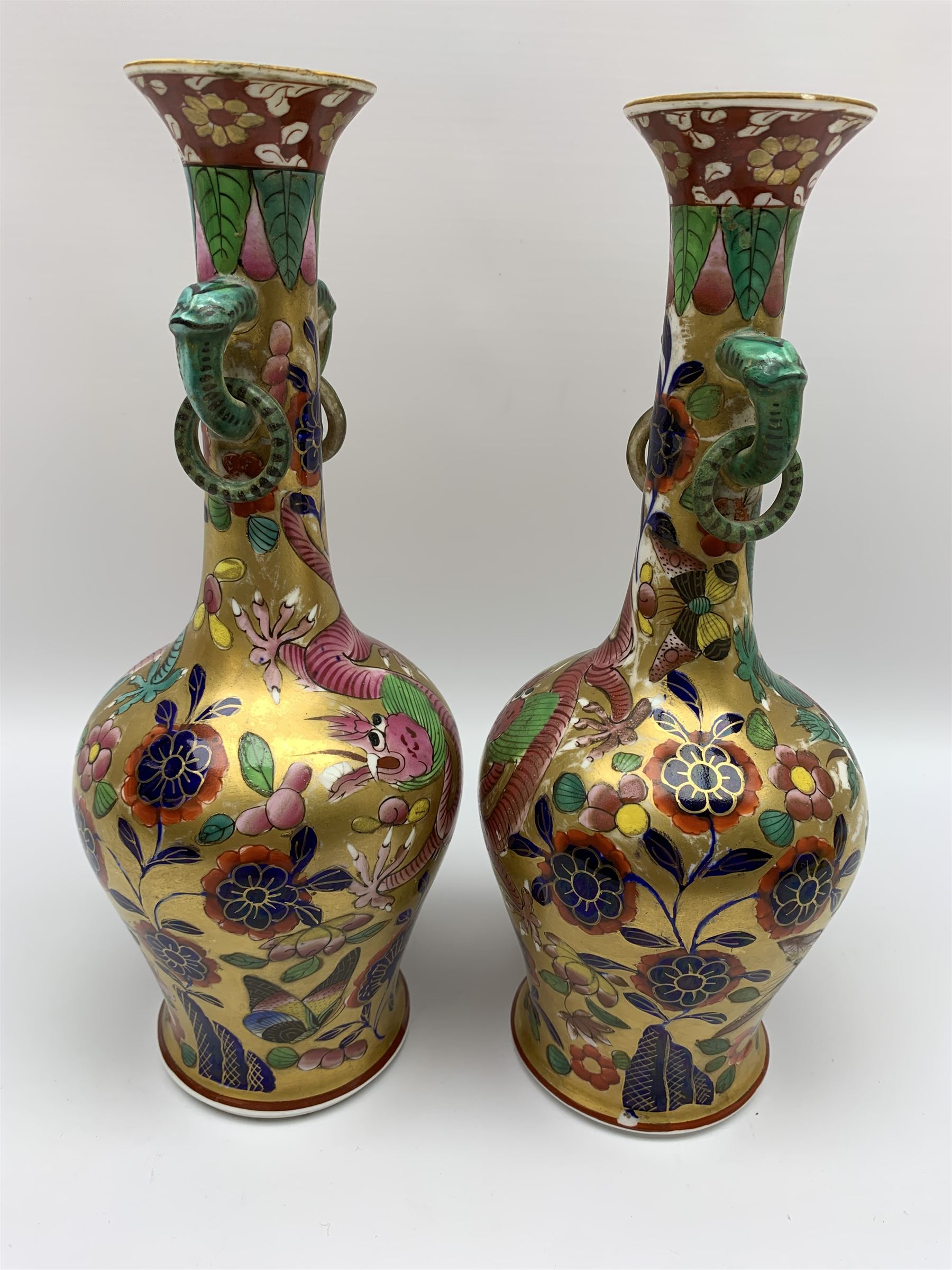 Pair of early 19th century Miles Mason vases - Image 7 of 13